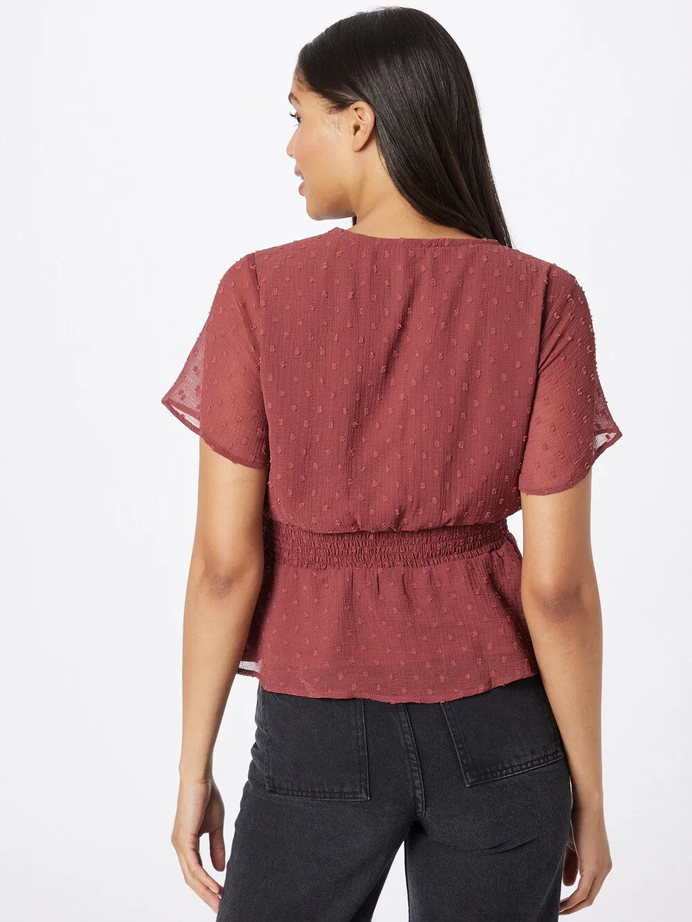 ABOUT YOU Janay blouse, rusty red