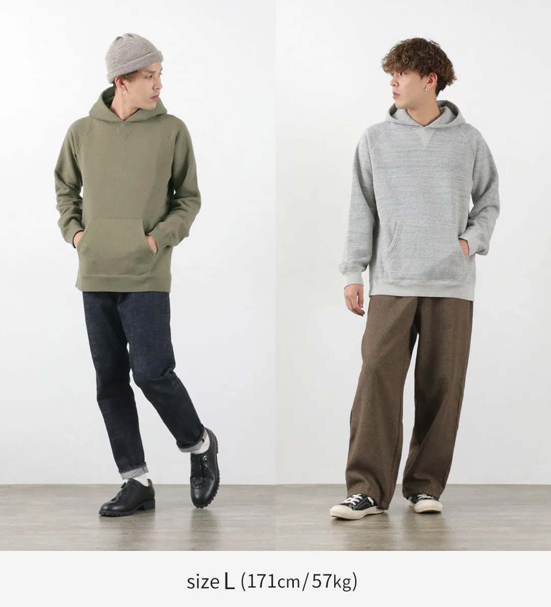 BARNS / Hanging Knits Pullover Parka Sweat