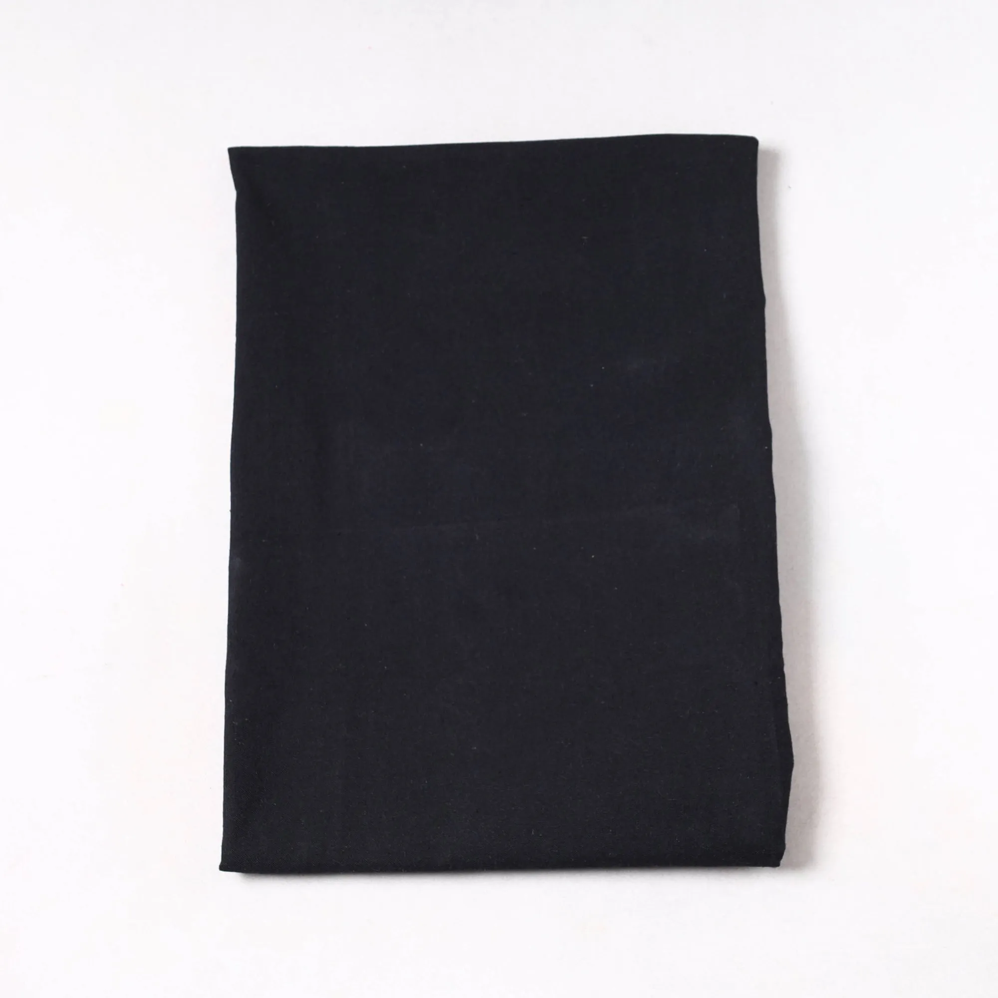 Black - Jhiri Pure Handloom Cotton Precut Fabric 01