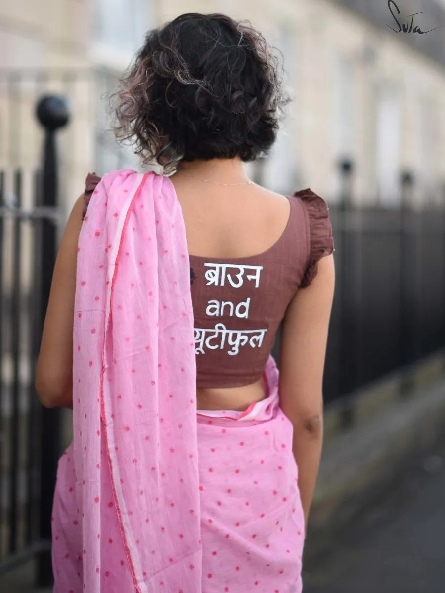 Brown and beautiful (Blouse)