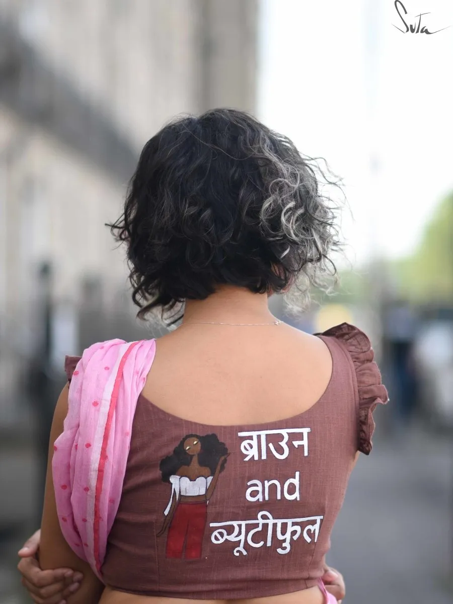 Brown and beautiful (Blouse)