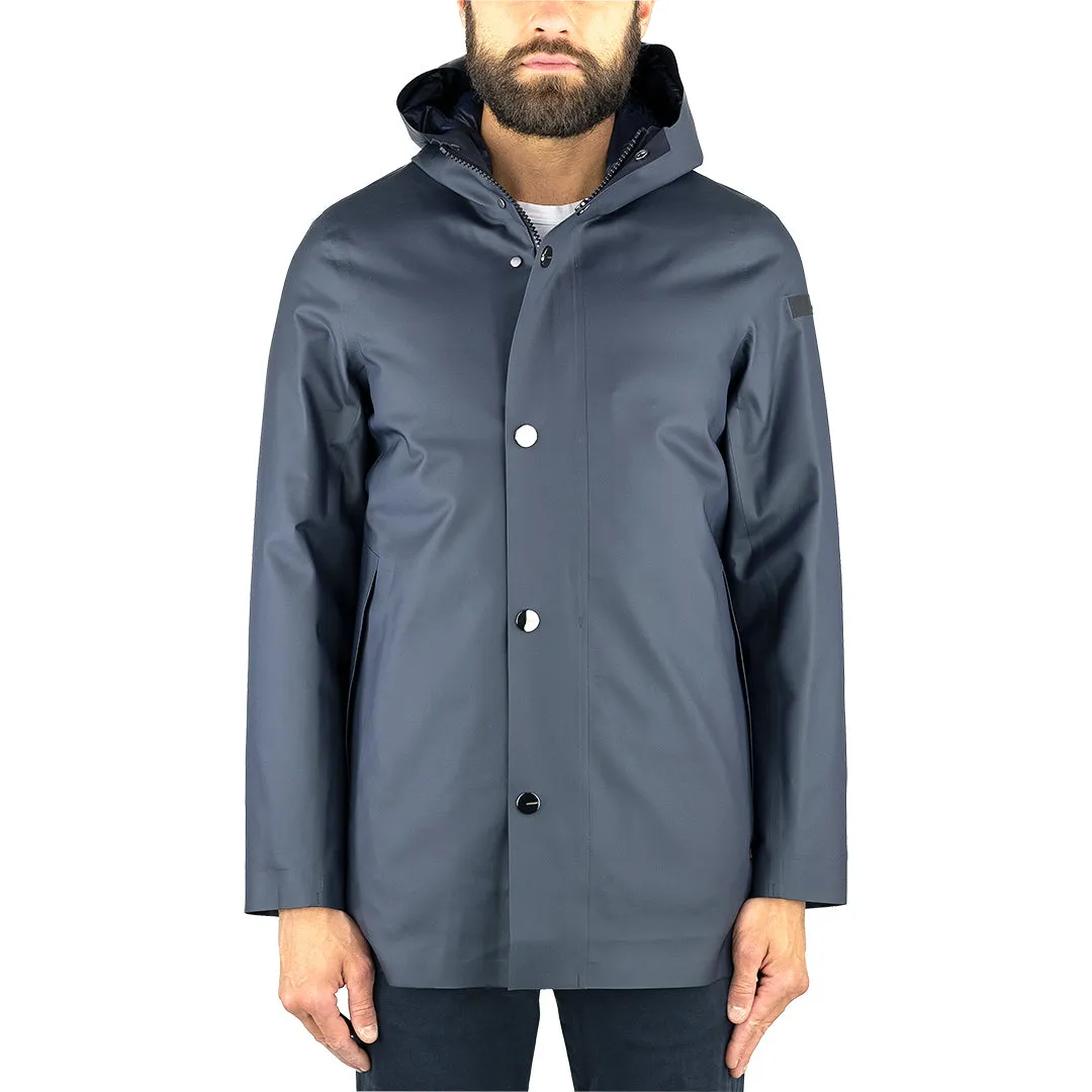 Giaccone RRD Jkt Rubber Double Parka Blue Black