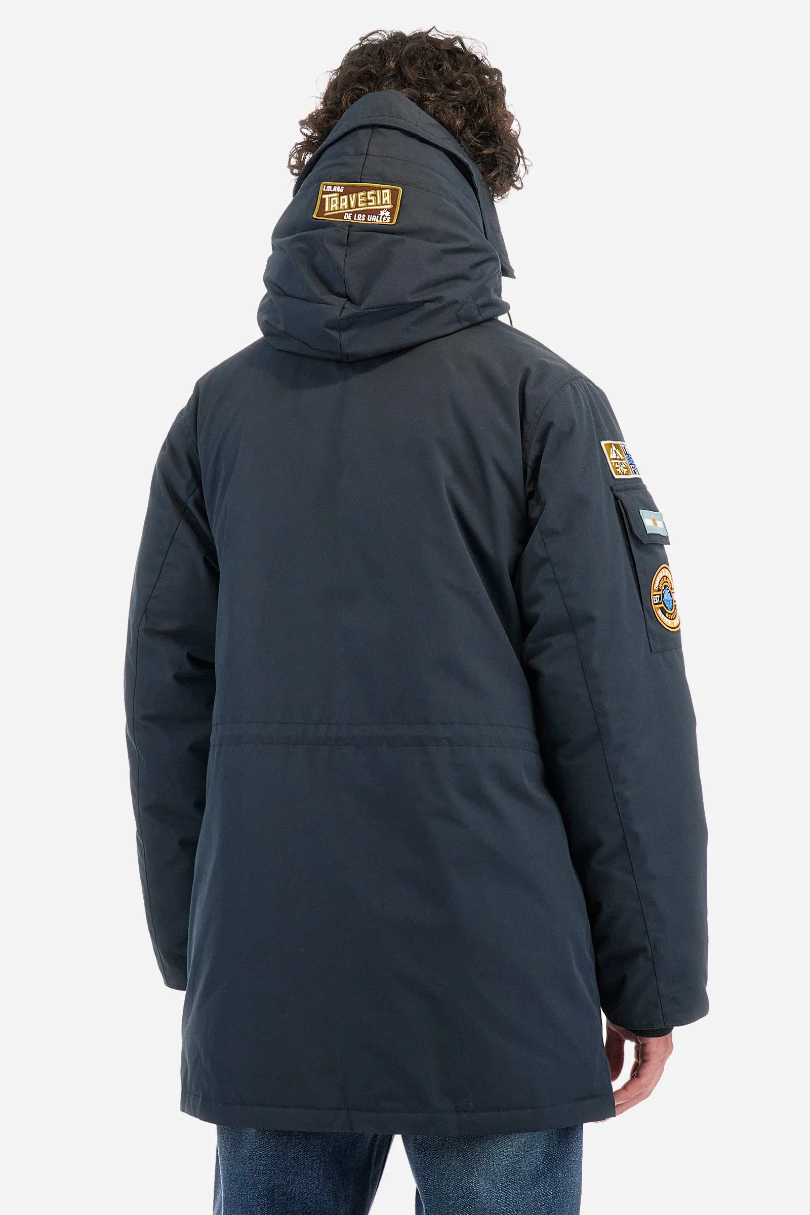 La Martina Men's Down Parka Jacket | Navy