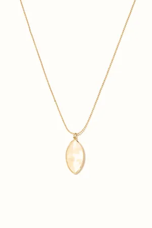 Mother of Pearl Pendant Drop Necklace