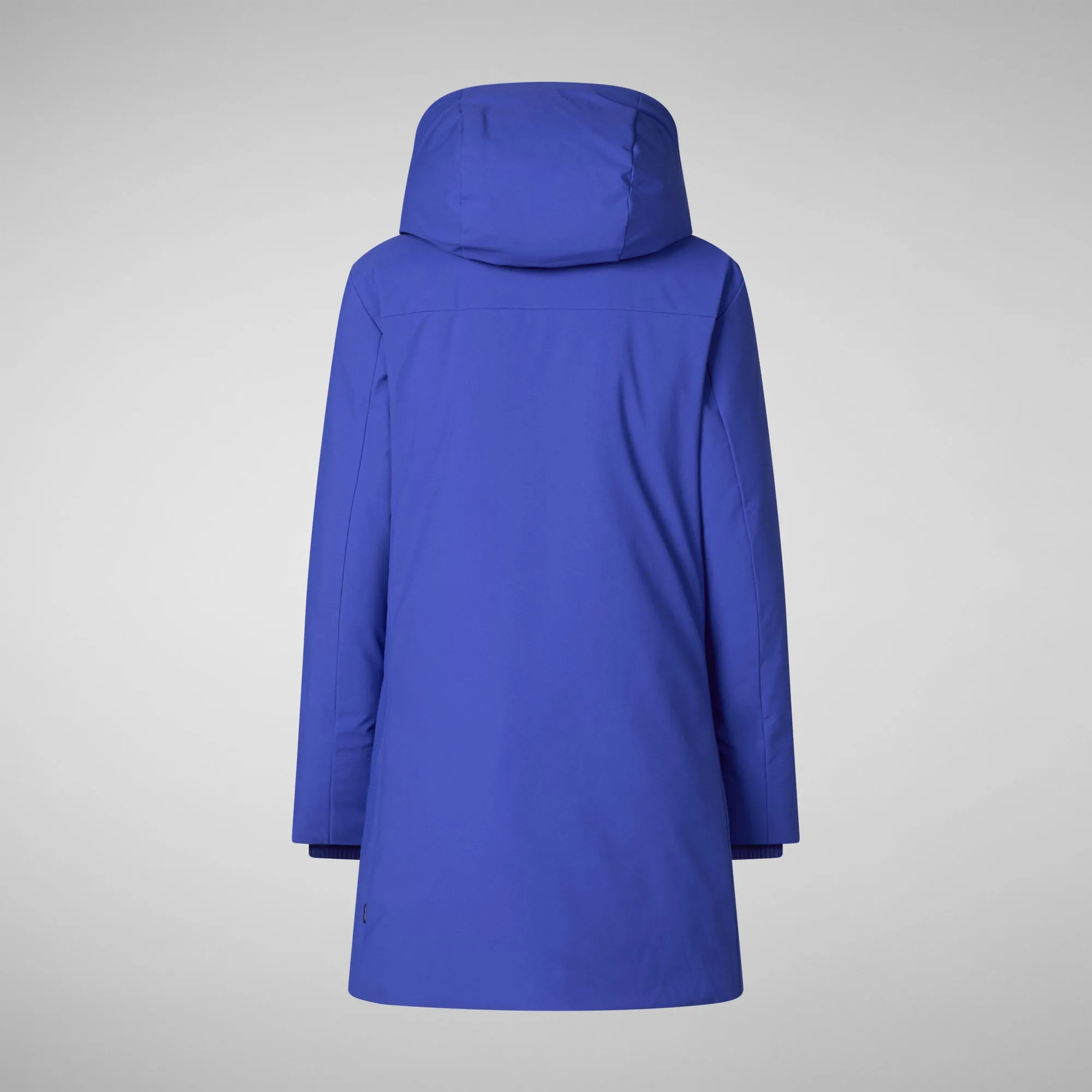 Women's hooded parka nellie in gentian blue